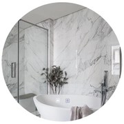 Oglinda baie cu iluminat LED MIRROR 25W 4000K ROUND 60cm