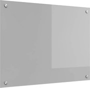 vidaXL Panou de bucătărie Gri deschis 80 x 60 cm sticlă securizată
