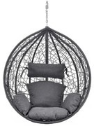 Scaun suspendat antracit negru KOKON fara suport