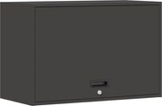vidaXL Dulap de perete pentru garaj Negru 80 x 40 x 53 cm