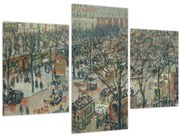 Tablou - Camille Pissarro, Boulevard des Italiens, Morning, Sunlight, reproducere (90x60 cm)