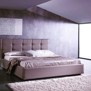 Pat Luca tapitat 200 x 140 x 110 cm: Pat fara accesorii Catifea