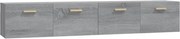 vidaXL Dulapuri perete 2 buc. gri sonoma 100x36,5x35cm lemn prelucrat