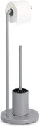 Suport pentru hârtie igienică și perie WC VETRO, înălțime 63 cm