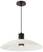 Pendul cu cablu TEDIN 1xGU10/15W/230V alb/negru