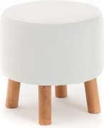 Taburet alb Silindir – Balcab Home