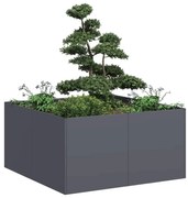 vidaXL Jardinieră Antracit 80x80x40 cm Oțel laminat la rece