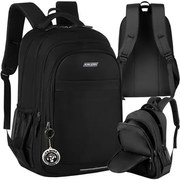 Rucsac negru din material durabil - dimensiuni multiple Objem 22 L