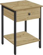 Masuta de cafea cu sertar TAYLOR ARTISAN 40x40 cm