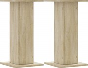 vidaXL Suporturi de difuzoare 2 buc. sonoma 30x30x60 cm lemn prelucrat