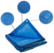 Prelată albastră 12x18m 75g/m2