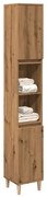 vidaXL Dulap de baie, stejar artizanal, 30x30x190 cm, lemn prelucrat