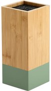Kesper 58031 Suport pentru cuțite din bambus 10 x10 x 23 cm, verde