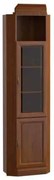 Corp Bibliotecă Bennett 13, Colț, 1 Nișă, 1 Ușă Vitrină, 1 Ușă Închisă, L 85,5cm