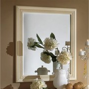 Oglindă lemn masiv decorativă Caterina, 88 × 4 × 105 cm