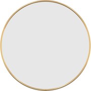 vidaXL Oglindă de perete rotundă, auriu, Ø 40 cm