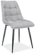 Scaun de sufragerie Charlie (Gri + Negru). Promo -6%. 1050290