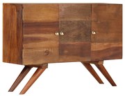 vidaXL Dulap, maro, 110 x 30 x 75 cm, lemn masiv reciclat