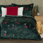 Lenjerie de pat din microflanel 4Home Poinsettia , 140 x 220 cm, 70 x 90 cm, 140 x 220 cm, 70 x 90 cm