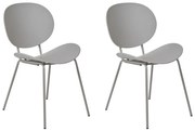 Set 2 buc scaune de sufragerie Sarrah (gri) . 1075891