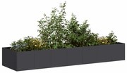 vidaXL Jardinieră Negru 280x80x40 cm Oțel