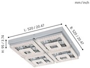 Plafonieră LED Eglo 95661 FRADELO LED/48W/230V