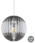 Eglo 79138 - Lustră pe cablu OLMERO 1xE27/60W/230V