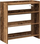 vidaXL Pantofar, Lemn vechi, 60x25x62 cm, lemn compozit