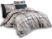 BedTex Lenjerie de pat din bumbac Alvaro gri, 220x 200 cm, 2 bucăți 70 x 90 cm