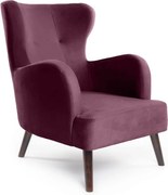 Fotoliu mov wing cu tapițerie din catifea Noemye – Bonami Selection