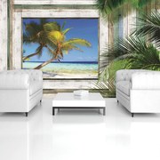 Fototapet - Plajă, mare, nisip (152,5x104 cm)