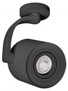 Spot aplicat cu brat directionabil de tavan/plafon BROSS ARM negru ZZ AZ3499