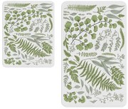 Set covorașe de baie albe/verde 2 buc. – Oyo Concept