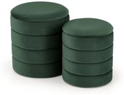 Set 2 buc. taburete Pachio (verde închis). Promo -6%. 1092550