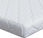 vidaXL Saltea Alb 80 x 200 cm Material Jacquard