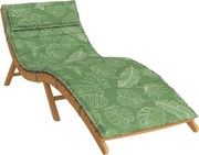 vidaXL Perna de șezlong pentru soare Verde 178 x 60 x 4 cm