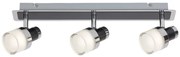 Lustra / Plafoniera LED cu 3 spoturi pentru baie IP44 Harold