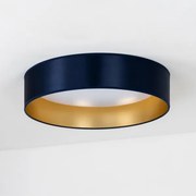 Plafonieră LED Duolla ROLLER LED/24W/230V d. 45 cm albastru/auriu