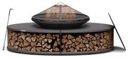 Blumfeldt Firebowl Ebeko 3 în 1, poate fi folosit ca grătar sau masă, grătar pentru grătar + protecție împotriva scânteilor