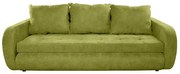 Canapea extensibila Genoa Verde, 230x97x78 cm, cu lada de depozitare