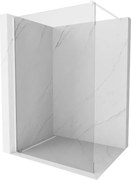 Mexen Kioto perete de duș Walk-in 145 x 200 cm, transparent 8 mm, alb - 800-145-101-20-00