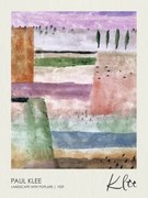 Reproducere Landscape with Poplars (1929), Paul Klee