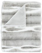 Pătură gri deschis din blană artificială 130x170 cm Flint – Catherine Lansfield