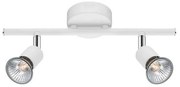 Aplica perete / tavan moderna cu spoturi Base alba 2L NVL-661002