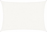 vidaXL Pânză parasolar, alb, 2x2,5 m, HDPE, 160 g/m²