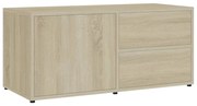 vidaXL Dulap TV, stejar sonoma, 80x34x36 cm, lemn prelucrat