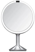 Oglindă cosmetică (5x) cu led/de mărire ø 25 cm Sensor Trio Max – simplehuman