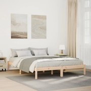 vidaXL Cadru pat foarte lung fără saltea, 160x220 cm, lemn masiv pin