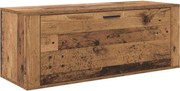 vidaXL Dulap pentru pantofi Lemn vechi 100 x 35 x 38 cm Lemn compozit