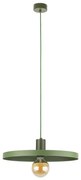 Lustră pe cablu SILA 1xE27/15W/230V d. 40 cm verde